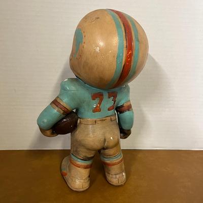 Vintage 1973 Miami Dolphins Chalk Figurine