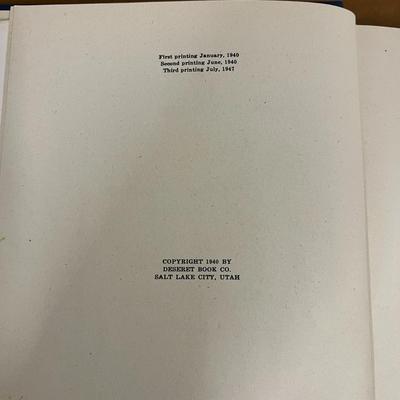 Vintage Mormon/LDS Church Books