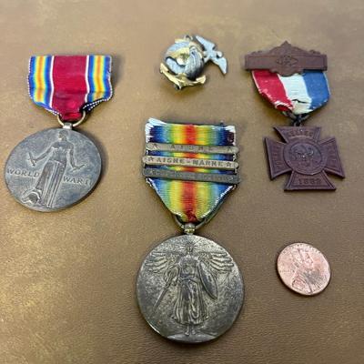 Vintage Military Medals