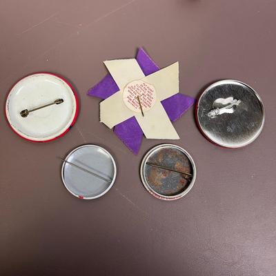 Vintage Pin Lot, Kennedy, Edwards, Autry