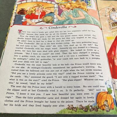 Vintage Nursery Garden Music Book and Fairy Stories