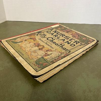 Vintage Nursery Garden Music Book and Fairy Stories