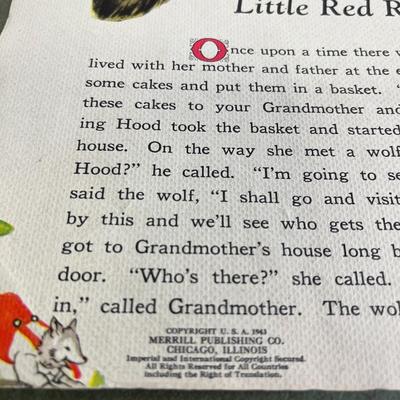 Vintage Nursery Garden Music Book and Fairy Stories