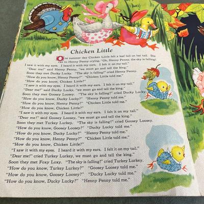 Vintage Nursery Garden Music Book and Fairy Stories