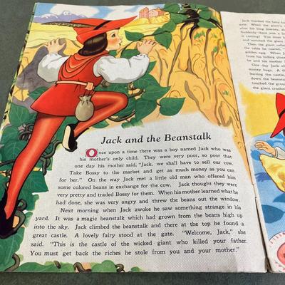 Vintage Nursery Garden Music Book and Fairy Stories