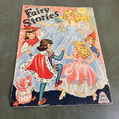 Vintage Nursery Garden Music Book and Fairy Stories