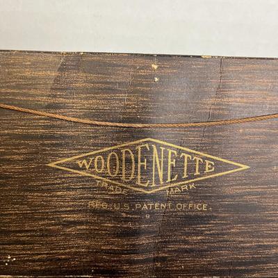 Vintage Woodenette Sign