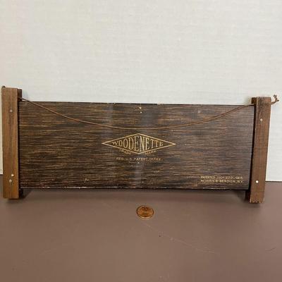 Vintage Woodenette Sign