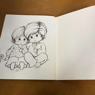 Vintage Hallmark Coloring Book and Fun in Painting Book