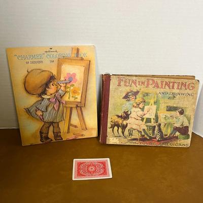 Vintage Hallmark Coloring Book and Fun in Painting Book