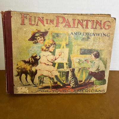 Vintage Hallmark Coloring Book and Fun in Painting Book