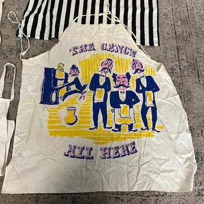 Vintage Cooking Aprons and Hats