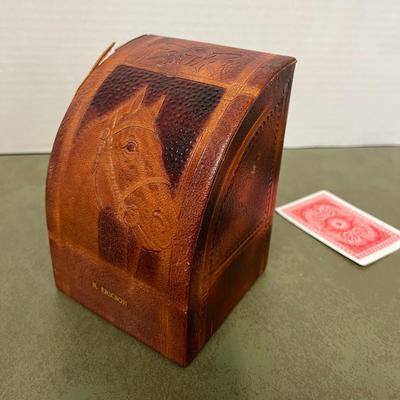 Vintage Leather Bookend