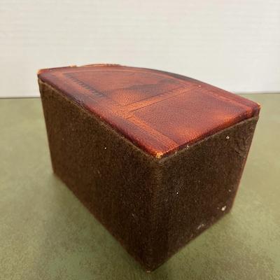 Vintage Leather Bookend