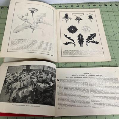 Vintage Drawing and Handwriting Books