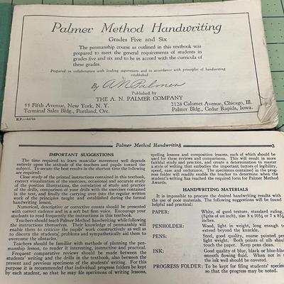 Vintage Drawing and Handwriting Books