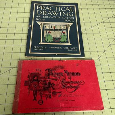 Vintage Drawing and Handwriting Books