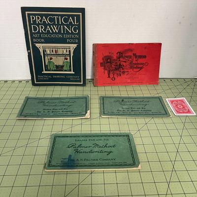 Vintage Drawing and Handwriting Books