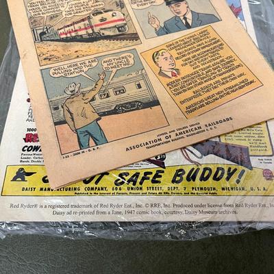 Vintage Red Ryder, Moby Dick and High Iron Comics