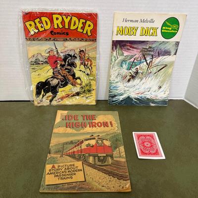 Vintage Red Ryder, Moby Dick and High Iron Comics