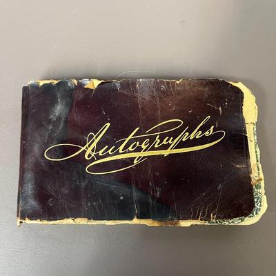Vintage Autograph Book and To Whom This May Concern Book
