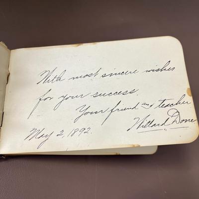 Vintage Autograph Book and To Whom This May Concern Book