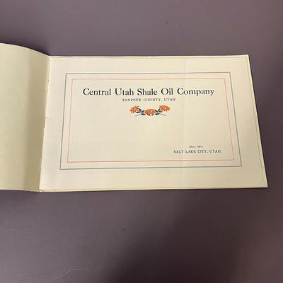 Central Utah Shale Oil Company Promo Book