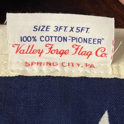 Vintage 50 Star Flag and Pole