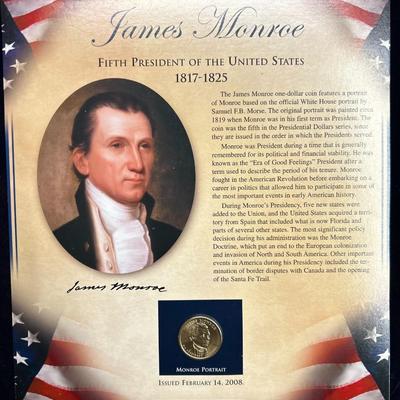 James Monroe - The United States Presidents Coin Collection by PCS Stamps & Coins