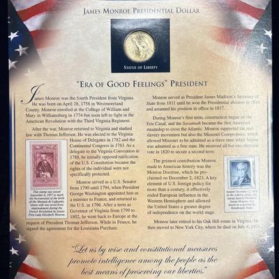 James Monroe - The United States Presidents Coin Collection by PCS Stamps & Coins