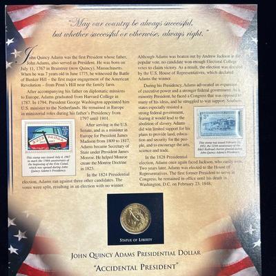 John Quincy Adams - The United States Presidents Coin Collection by PCS Stamps & Coins