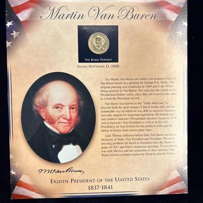 Martin Van Buren - The United States Presidents Coin Collection by PCS Stamps & Coins