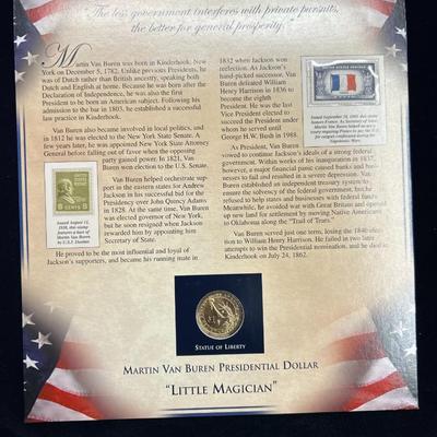 Martin Van Buren - The United States Presidents Coin Collection by PCS Stamps & Coins