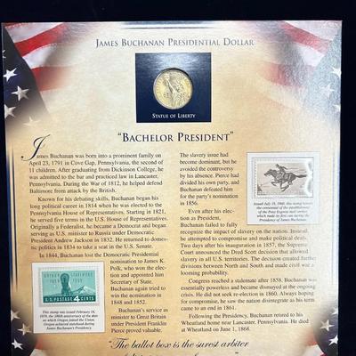 James Buchanan - The United States Presidents Coin Collection by PCS Stamps & Coins