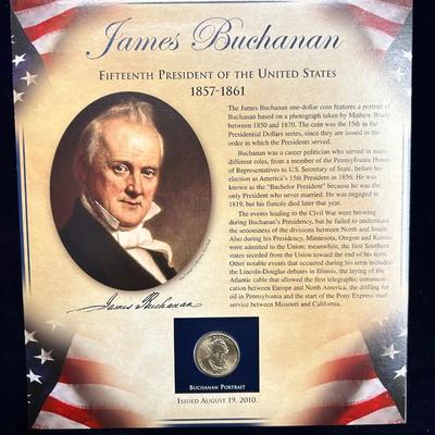 James Buchanan - The United States Presidents Coin Collection by PCS Stamps & Coins
