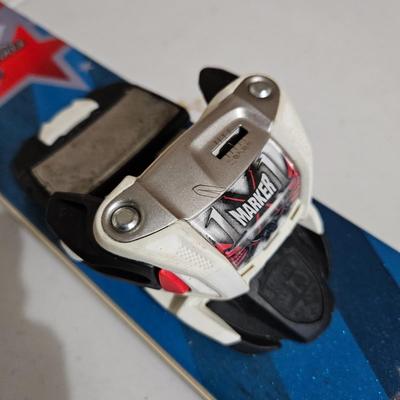 Pair of Blizzard Bushwacker Skis, Poles and Travel Bag (G-DW)