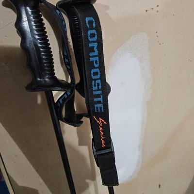 Pair of Blizzard Bushwacker Skis, Poles and Travel Bag (G-DW)