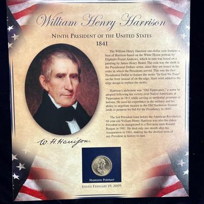 William Henry Harrison - The United States Presidents Coin Collection by PCS Stamps & Coins