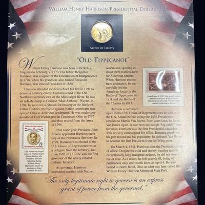 William Henry Harrison - The United States Presidents Coin Collection by PCS Stamps & Coins
