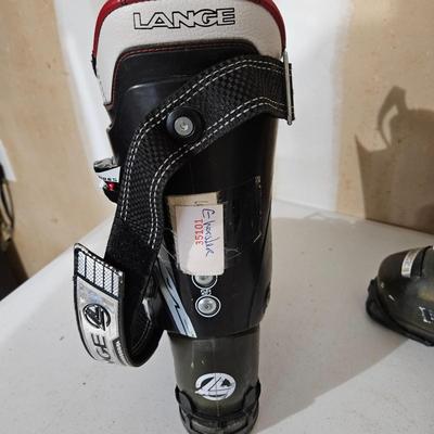 Lange RX100 Ski Boots, Helmet and More (G-DW)
