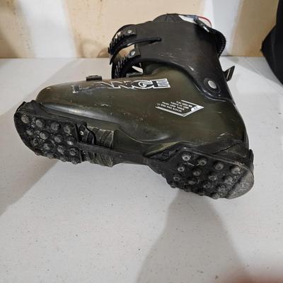Lange RX100 Ski Boots, Helmet and More (G-DW)