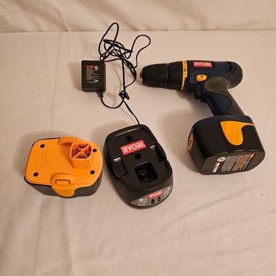 Ryobi 12.0 Volt Cordless Drill & Case (G-JS)