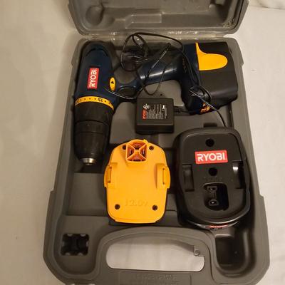 Ryobi 12.0 Volt Cordless Drill & Case (G-JS)