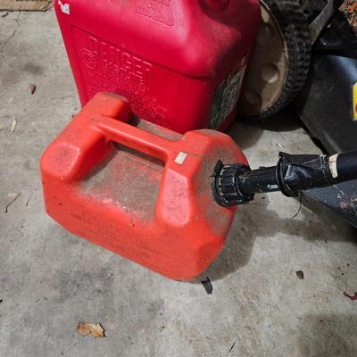 Troy-Bilt 21" Self Propelled Mower and Gas Cans (G-DW)