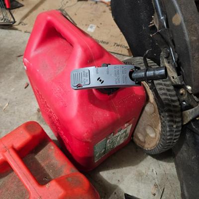Troy-Bilt 21" Self Propelled Mower and Gas Cans (G-DW)