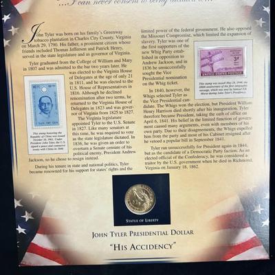 John Tyler - The United States Presidents Coin Collection by PCS Stamps & Coins