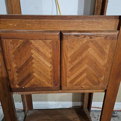 Solid Wood Oak Shelves/Cabinet (G-DW)