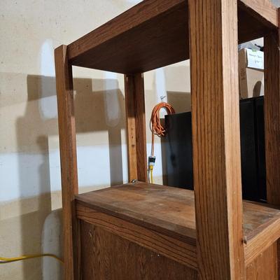 Solid Wood Oak Shelves/Cabinet (G-DW)