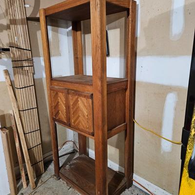 Solid Wood Oak Shelves/Cabinet (G-DW)