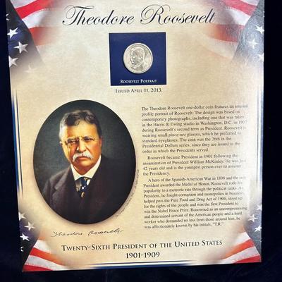 Theodore Roosevelt - The United States Presidents Coin Collection by PCS Stamps & Coins